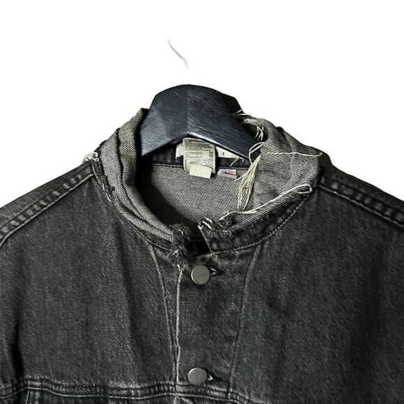 American Apparel Denim Jacket Womens USA Large - Picture 4 of 5